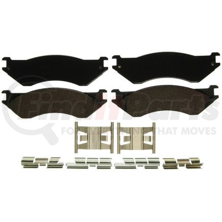 Wagner ZD758 Disc Brake Pad Set QuickStop Ceramic Disc Brake Pad Set