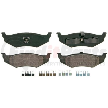 Wagner ZD782 Disc Brake Pad Set QuickStop Ceramic Disc Brake Pad Set