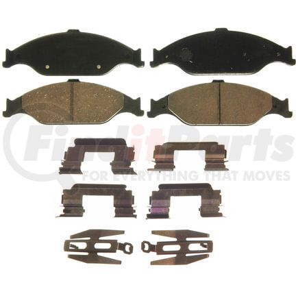 Wagner ZD804 Disc Brake Pad Set QuickStop Ceramic Disc Brake Pad Set