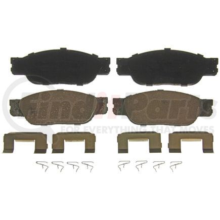 Wagner ZD805 Disc Brake Pad Set QuickStop Ceramic Disc Brake Pad Set