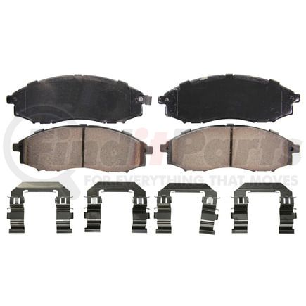Wagner ZD830A Disc Brake Pad Set QuickStop Ceramic Disc Brake Pad Set