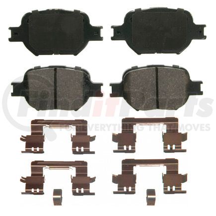 Wagner ZD817 Disc Brake Pad Set QuickStop Ceramic Disc Brake Pad Set