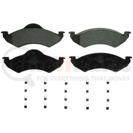 Wagner ZD820 Disc Brake Pad Set QuickStop Ceramic Disc Brake Pad Set