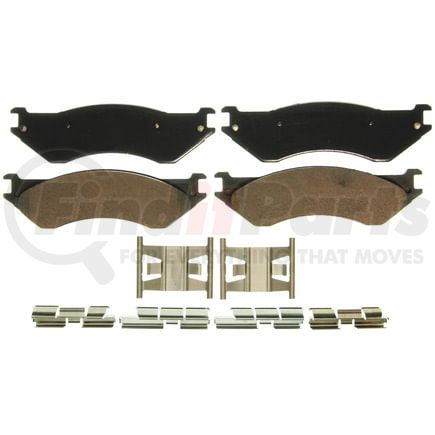 Wagner ZD842 Disc Brake Pad Set QuickStop Ceramic Disc Brake Pad Set