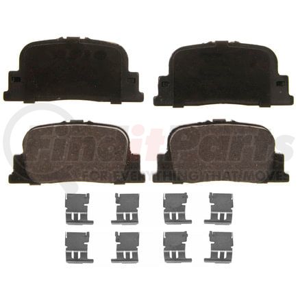 Wagner ZD835 Disc Brake Pad Set QuickStop Ceramic Disc Brake Pad Set