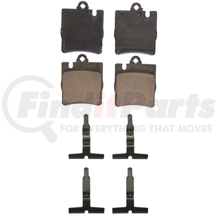 Wagner ZD876 Disc Brake Pad Set QuickStop Ceramic Disc Brake Pad Set