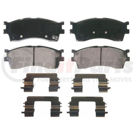 Wagner ZD889 Disc Brake Pad Set QuickStop Ceramic Disc Brake Pad Set