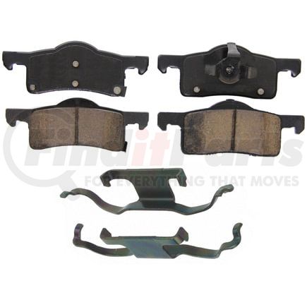 Wagner ZD935 Disc Brake Pad Set QuickStop Ceramic Disc Brake Pad Set