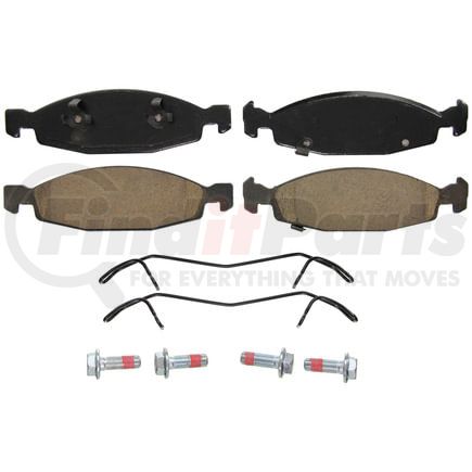 Wagner ZD942 Disc Brake Pad Set QuickStop Ceramic Disc Brake Pad Set