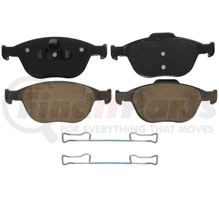 Wagner ZD970 Disc Brake Pad Set QuickStop Ceramic Disc Brake Pad Set