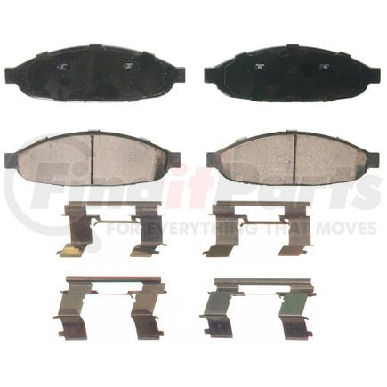 Wagner ZD997 Disc Brake Pad Set QuickStop Ceramic Disc Brake Pad Set