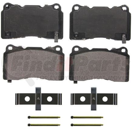 Wagner ZX1050A Disc Brake Pad Set QuickStop Semi-Metallic Disc Brake Pad Set