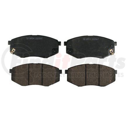 089-1957 by BECK ARNLEY - PREMIUM BRAND BRAKE PADS