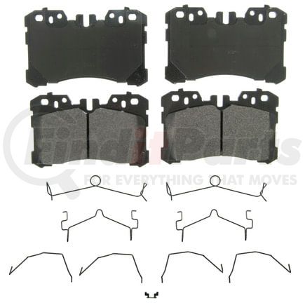 Wagner ZX1282 Disc Brake Pad Set QuickStop Semi-Metallic Disc Brake Pad Set