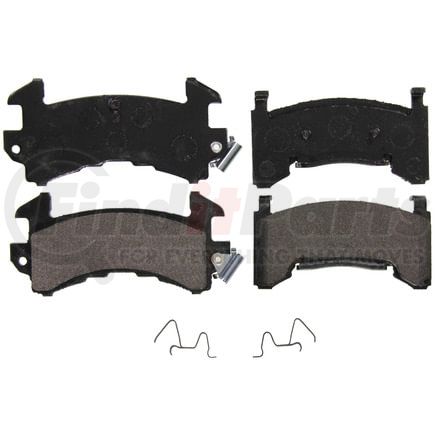Wagner ZX202 Disc Brake Pad Set QuickStop Semi-Metallic Disc Brake Pad Set