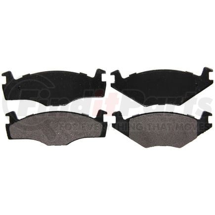 Wagner ZX280A Disc Brake Pad Set QuickStop Semi-Metallic Disc Brake Pad Set