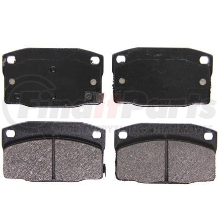 Wagner ZX378 Disc Brake Pad Set QuickStop Semi-Metallic Disc Brake Pad Set