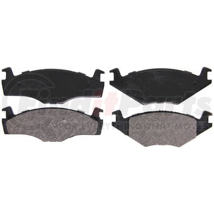 Wagner ZX569 Disc Brake Pad Set QuickStop Semi-Metallic Disc Brake Pad Set