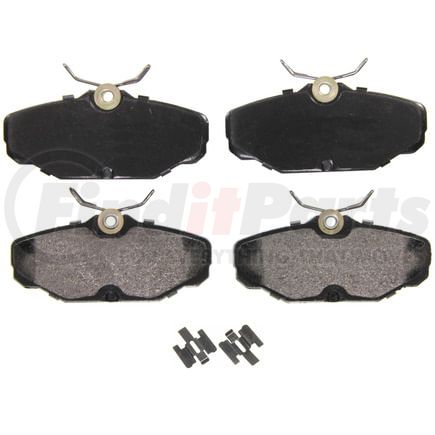 Wagner ZX610 Disc Brake Pad Set QuickStop Semi-Metallic Disc Brake Pad Set