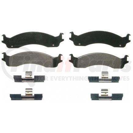 Wagner ZX655A Disc Brake Pad Set QuickStop Semi-Metallic Disc Brake Pad Set