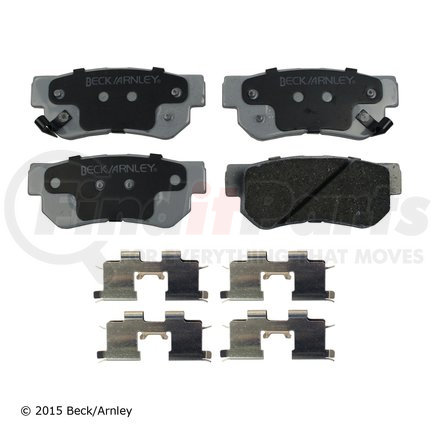 085-6672 by BECK ARNLEY - PREMIUM ASM PADS W / HARDWARE