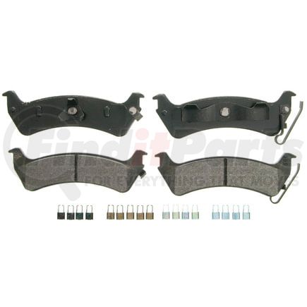 Wagner ZX666 Disc Brake Pad Set QuickStop Semi-Metallic Disc Brake Pad Set