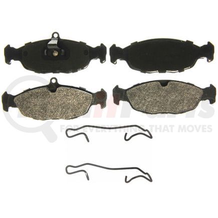 Wagner ZX688A Disc Brake Pad Set QuickStop Semi-Metallic Disc Brake Pad Set
