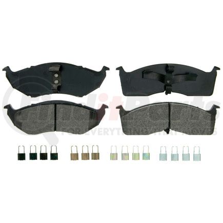 Wagner ZX730B Disc Brake Pad Set QuickStop Semi-Metallic Disc Brake Pad Set