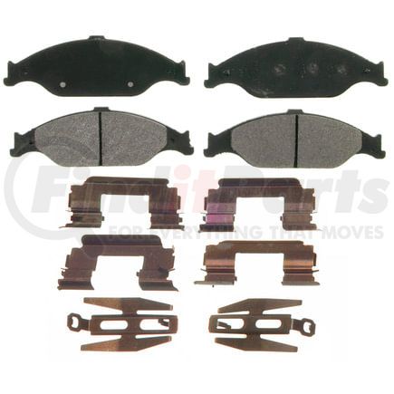 Wagner ZX804 Disc Brake Pad Set QuickStop Semi-Metallic Disc Brake Pad Set