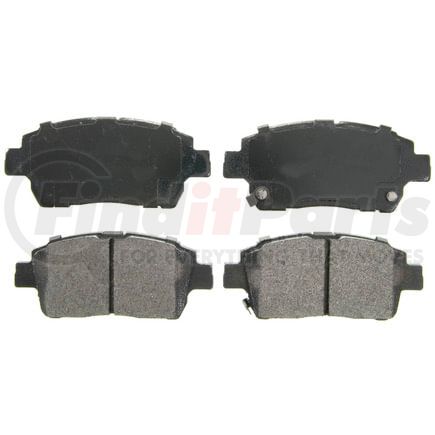 Wagner ZX822 Disc Brake Pad Set QuickStop Semi-Metallic Disc Brake Pad Set