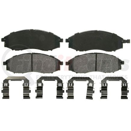 Wagner ZX830A Disc Brake Pad Set QuickStop Semi-Metallic Disc Brake Pad Set