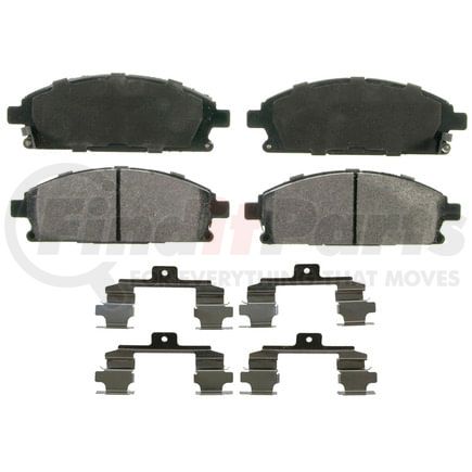 Wagner ZX855 Disc Brake Pad Set QuickStop Semi-Metallic Disc Brake Pad Set