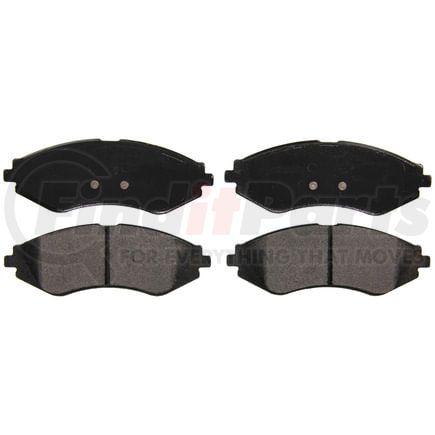 Wagner ZX902 Disc Brake Pad Set QuickStop Semi-Metallic Disc Brake Pad Set