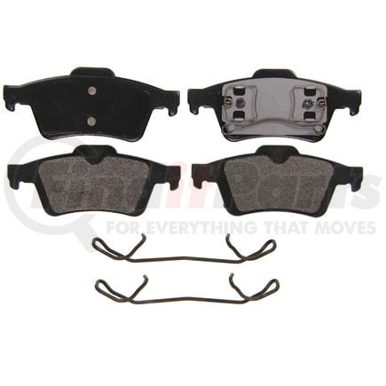 Wagner ZX973A Disc Brake Pad Set QuickStop Semi-Metallic Disc Brake Pad Set