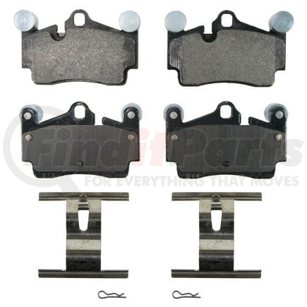 Wagner ZX978A Disc Brake Pad Set QuickStop Semi-Metallic Disc Brake Pad Set