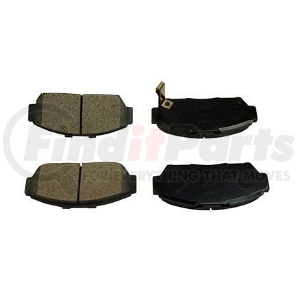087-1508 by BECK ARNLEY - SEMI-MET BRAKE PADS