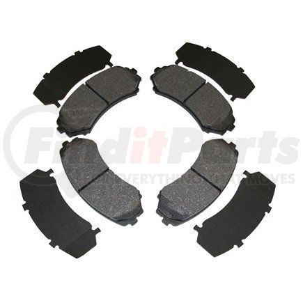 089-1654 by BECK ARNLEY - PREMIUM BRAND BRAKE PADS