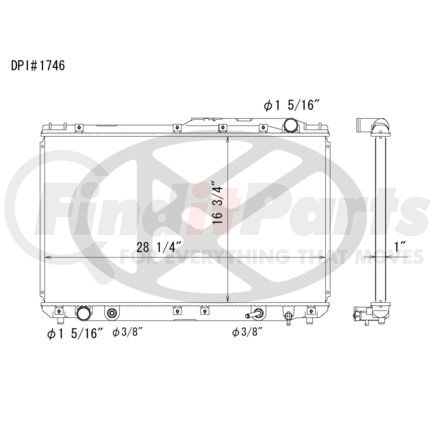 Koyorad A1746 Radiator a1746