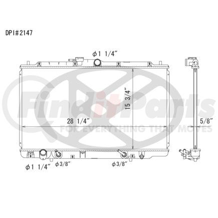 Koyorad A2147 Radiator a2147