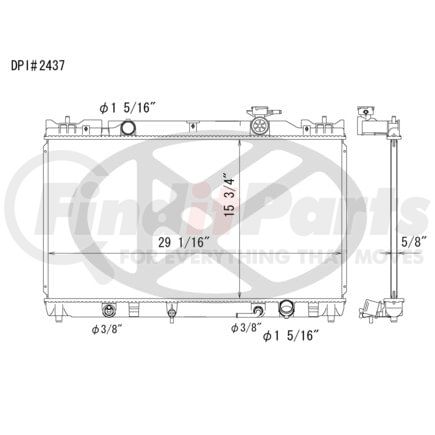 Koyorad A2437 Radiator a2437