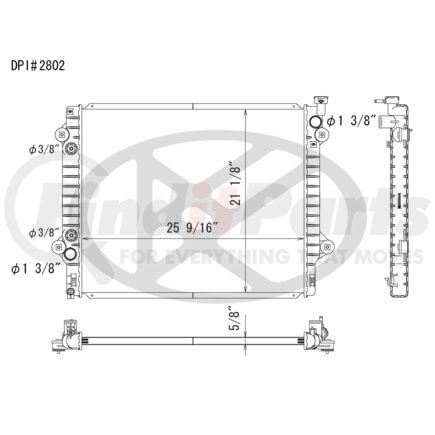Koyorad A2802 Radiator a2802