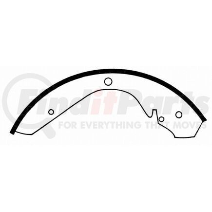 Wagner PAB268 Drum Brake Shoe BRAKE SHOE SET