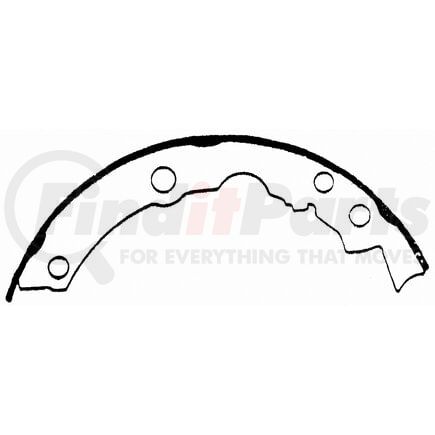 Wagner PAB487 Drum Brake Shoe ThermoQuiet Drum Brake Shoe Set
