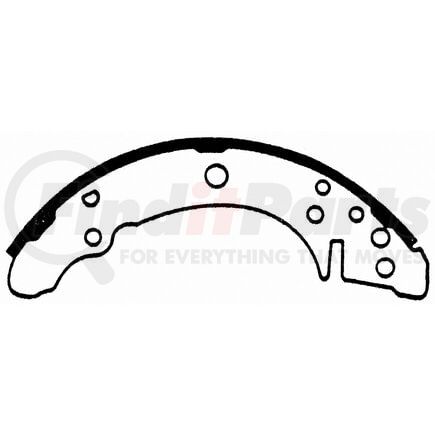 Wagner PAB497 Drum Brake Shoe BRAKE SHOE SET