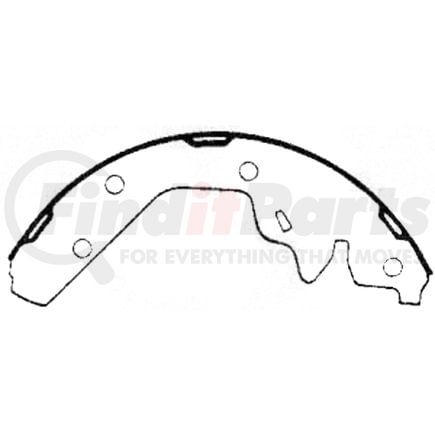 Wagner PAB519 Drum Brake Shoe ThermoQuiet Drum Brake Shoe Set