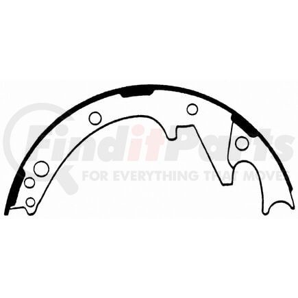 Wagner PAB515 Drum Brake Shoe BRAKE SHOE SET