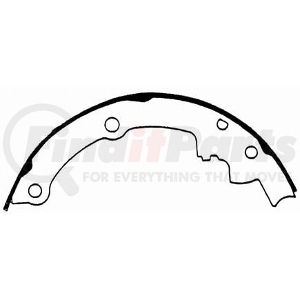 Wagner PAB521 Drum Brake Shoe ThermoQuiet Drum Brake Shoe Set