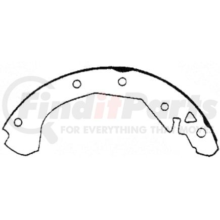 Wagner PAB564 Drum Brake Shoe Wagner ThermoQuiet PAB564 Drum Brake Shoe Set