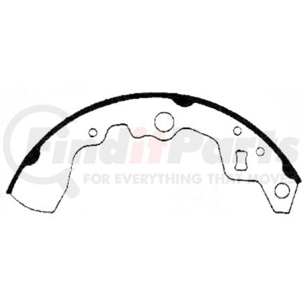 Wagner PAB586 Drum Brake Shoe BRAKE SHOE SET