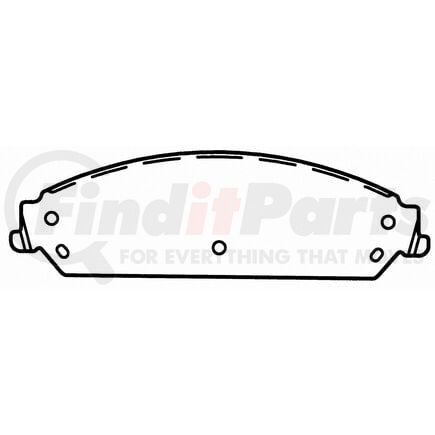 Wagner PD1058 Brake Hydraulic Line QC1058